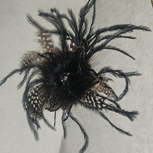 Elegant Feather Fascinator For Hats